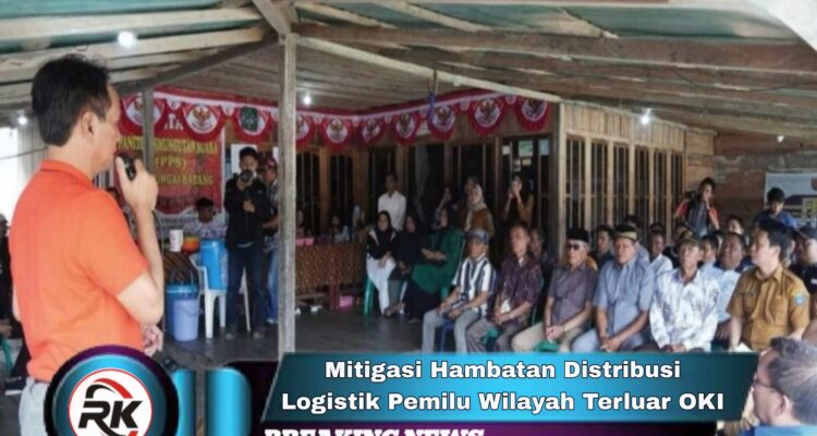 Pj Bupati OKI, Ir Asmar Wijaya, M.Si saat mengunjungi Desa Sungai Batang, Kecamatan Air Sugihan, Kabupaten OKI. Sabtu, (27/1/2024)
