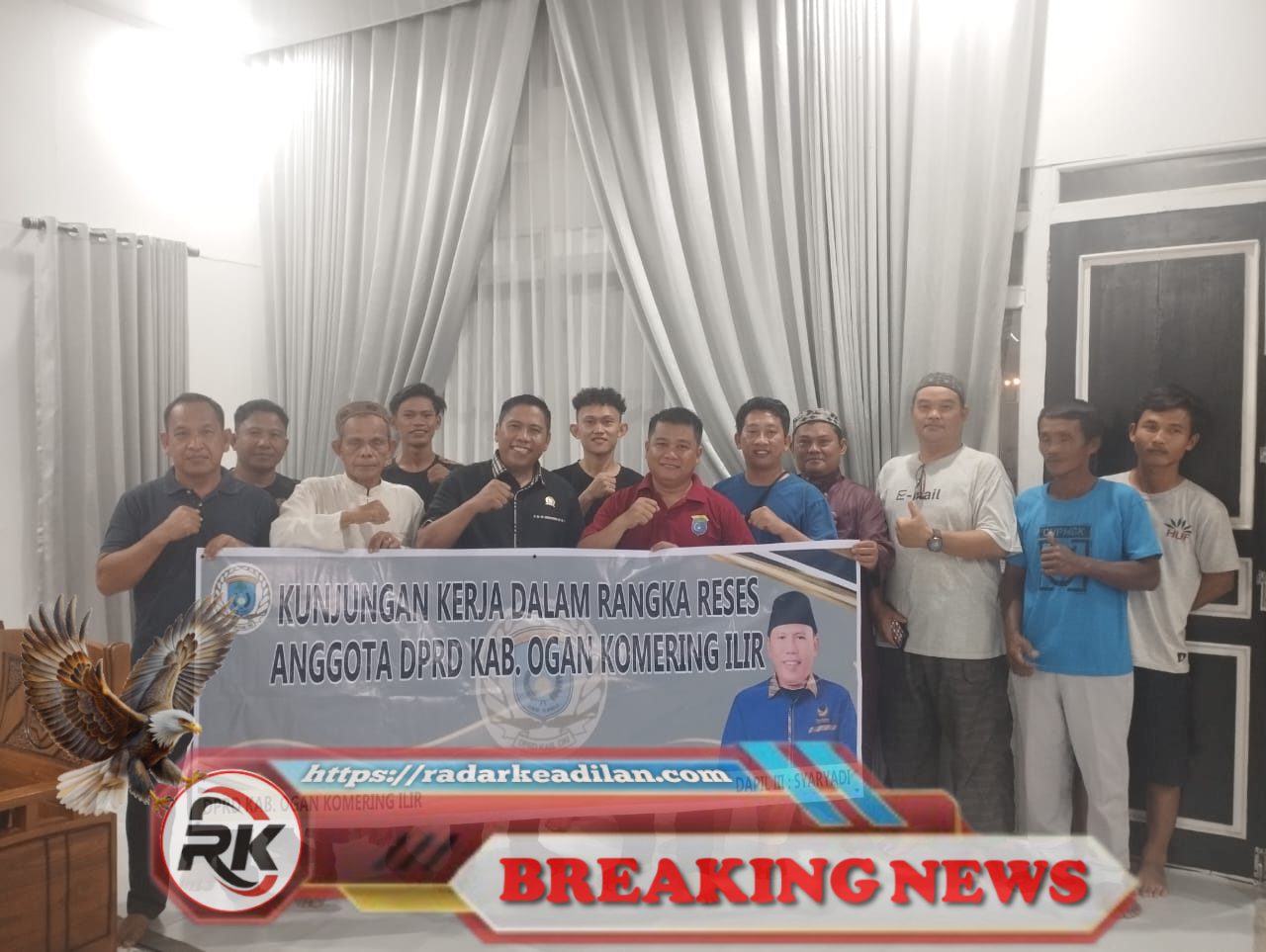 Syaryadi Serap Aspirasi Warga Simpang Tiga: Prioritaskan Lampu Jalan dan Perbaikan Balai Desa