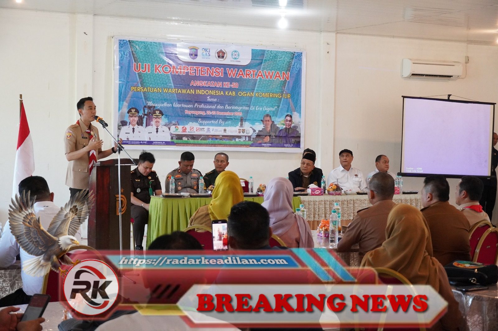 PWI OKI Gelar Uji Kompetensi Wartawan Perdana, Gali Potensi Pers untuk Pembangunan Daerah