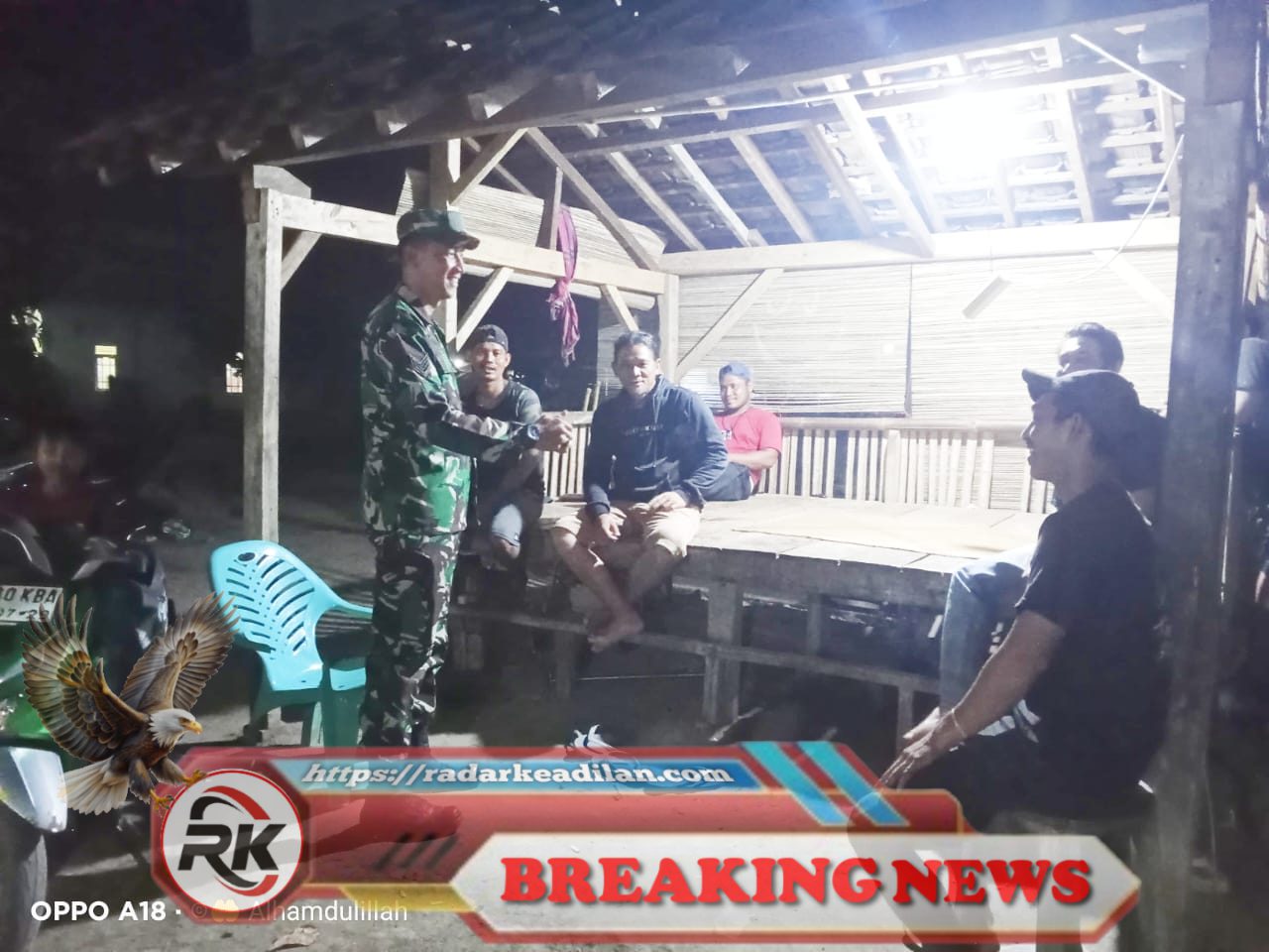 Sinergi Kuat Babinsa dan Masyarakat Jaga Keamanan Kayuagung Jelang Perayaan