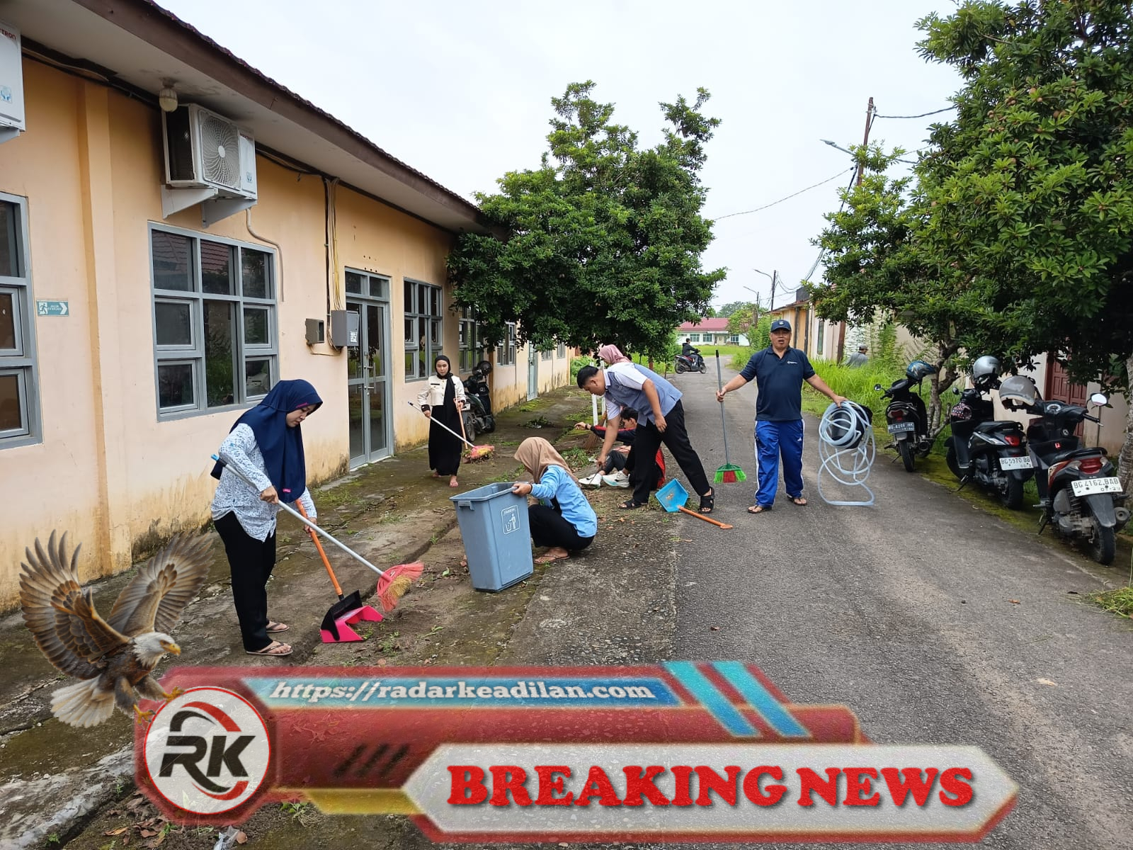 Keterbatasan Anggaran Tak Henti BLK Sekayu Gelar "Jumat Bersih" untuk Rawat Aset Pemerintah