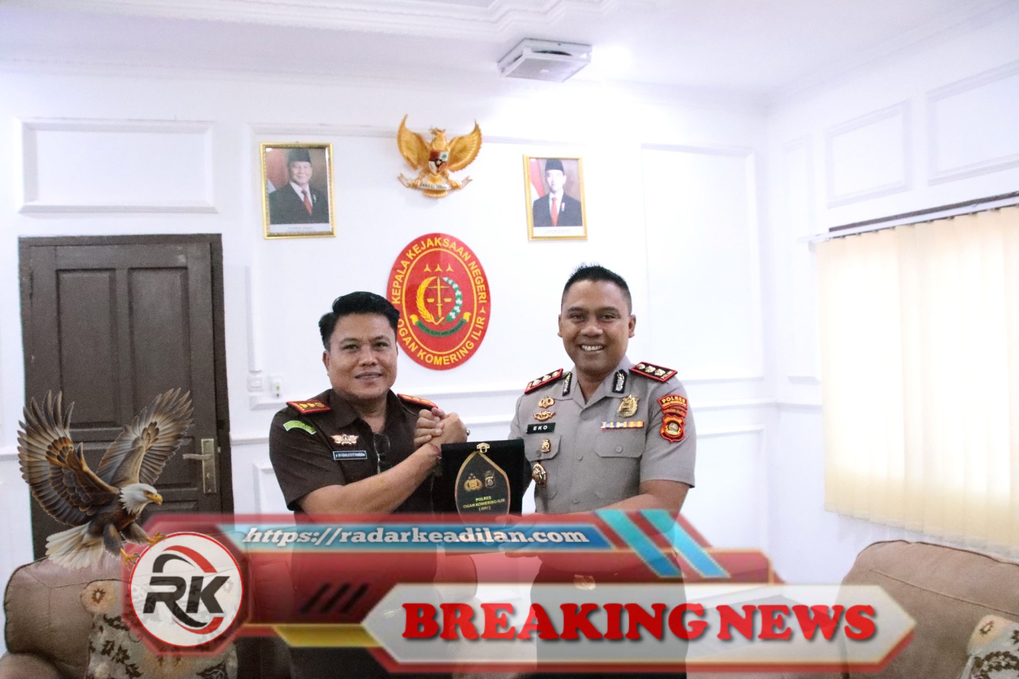 Sinergi Polres OKI Dan Kejaksaan Negeri Kayuagung Diperkuat, Fokus Penegakan Hukum Profesional Dan Pelayanan Masyarakat