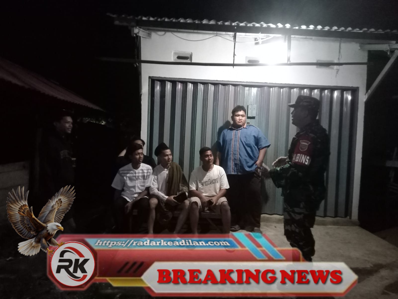 Babinsa dan Masyarakat Padukan Langkah Jaga Keamanan Ogan Ilir