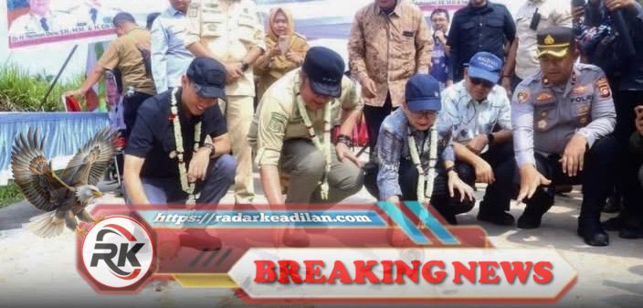 Jalan Rabat Beton 1,4 KM di OKI Resmikan, Kolaborasi Pemerintah-Swasta Dorong Konektivitas Ekonomi