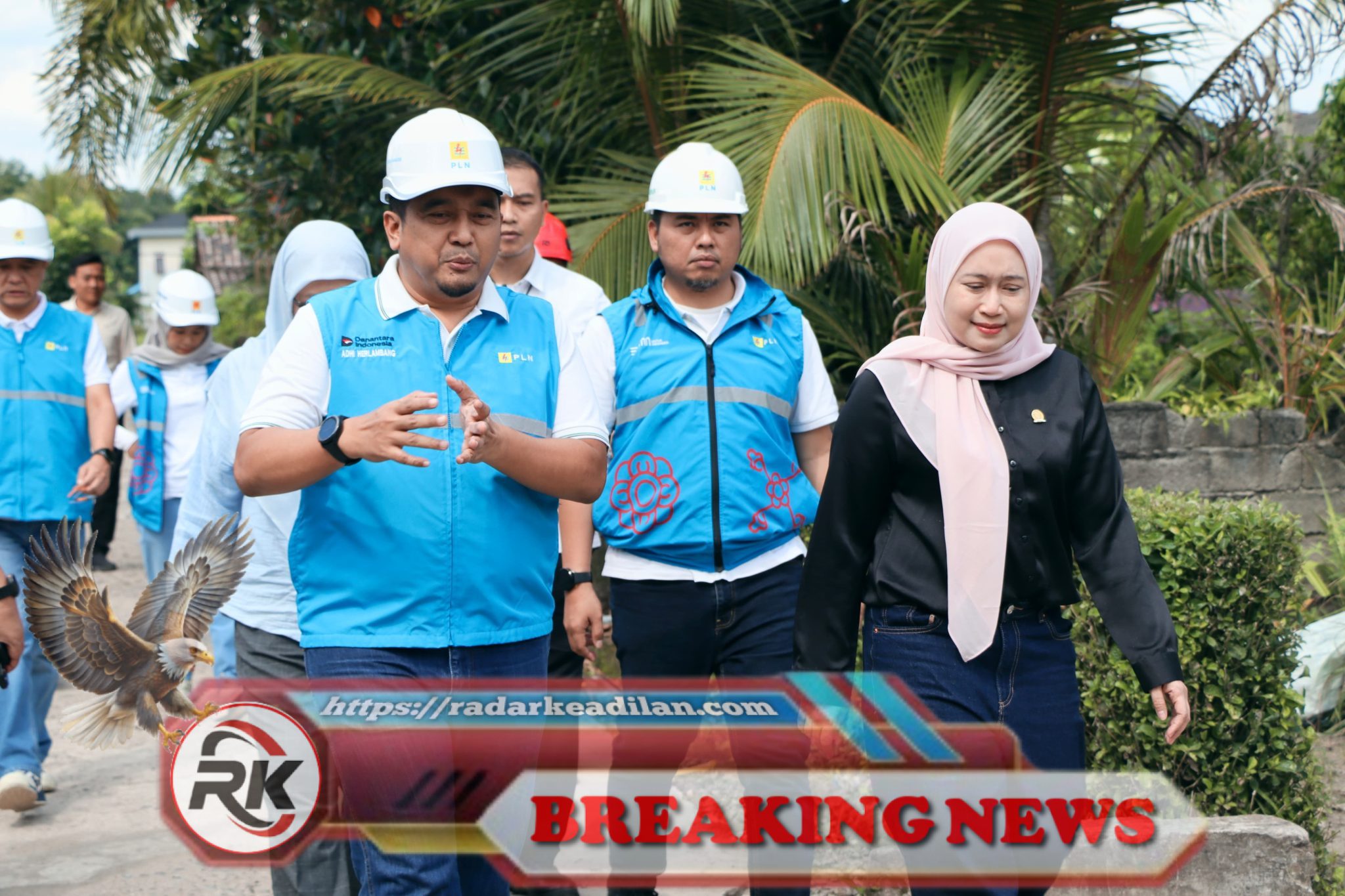 PLN dan DPR RI Tinjau Progres Listrik Desa Pulau Semambu – 4,63 Km Jaringan Sudah Jangkau Lima Dusun