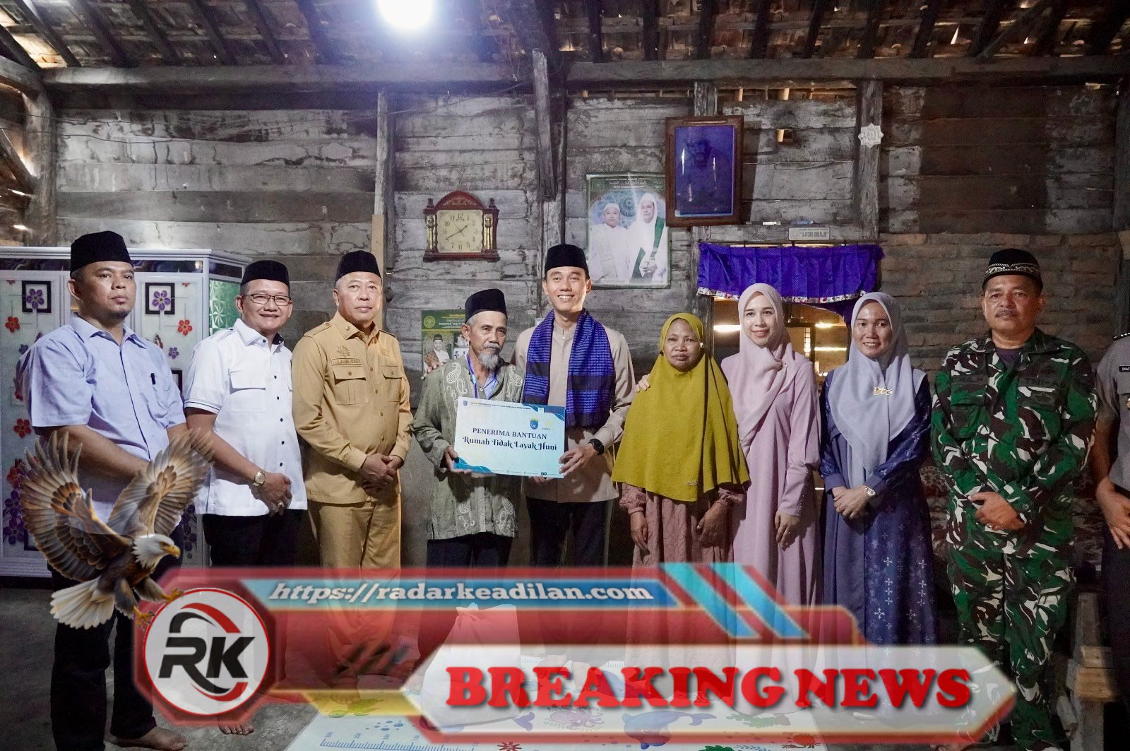 Listrik Resmi Menyala dan Rumah Akan Dipugar, Keluarga Waris di OKI Dapat Dukungan Berkelanjutan