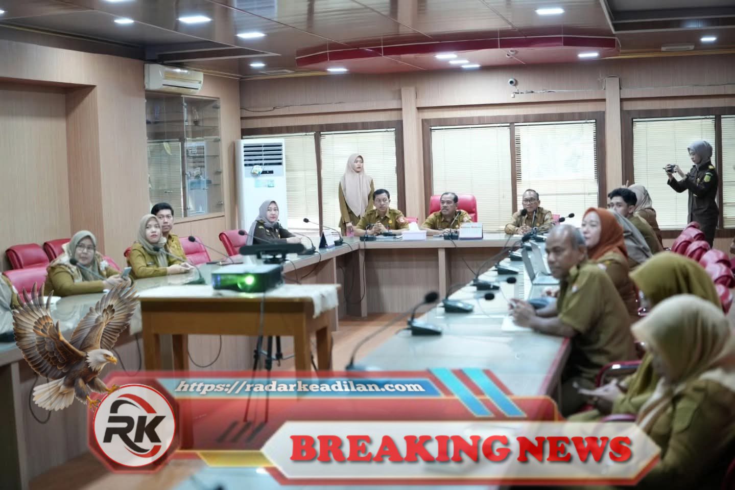 Pemkab Banyuasin Ikuti Evaluasi Program 3 Juta Rumah dan Sosialisasi Jaminan Produk Halal Secara Virtual