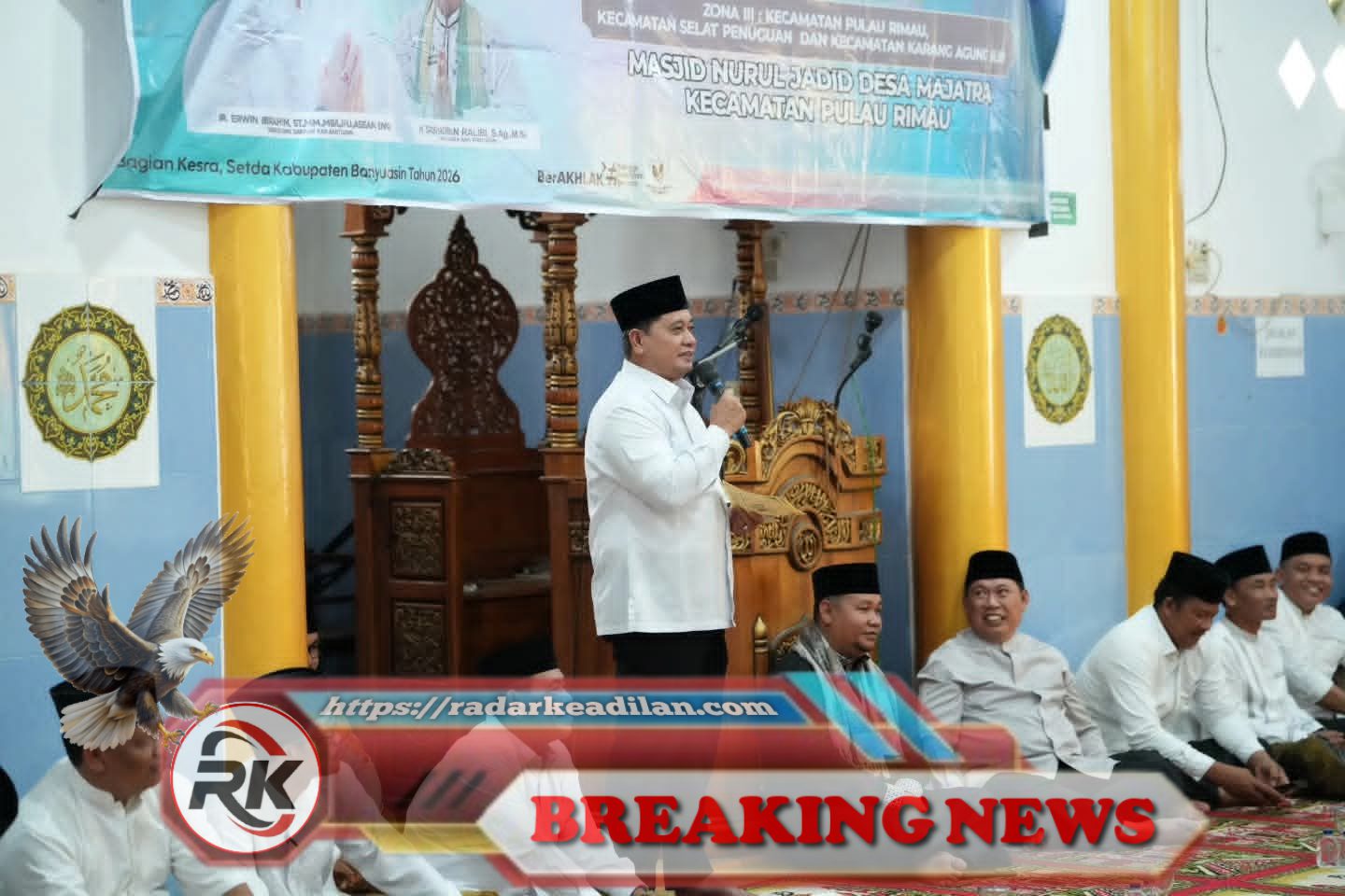 Pemerintah Kabupaten Banyuasin Gelar Safari Ramadan 1447 H di Desa Majatra, Pulau Rimau