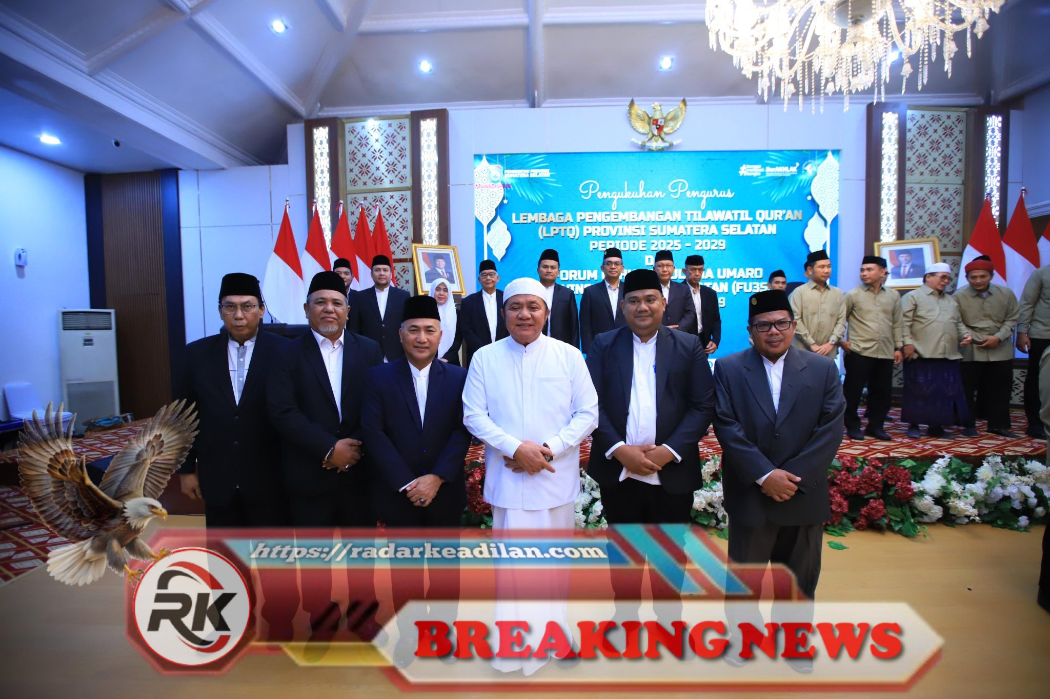 Gubernur Herman Deru Lantik Pengurus LPTQ dan FU3SS Sumsel 2025–2029, Dorong Sinergi Ramadhan Bumikan Nilai Al-Qur’an dan Jaga Stabilitas Sosial