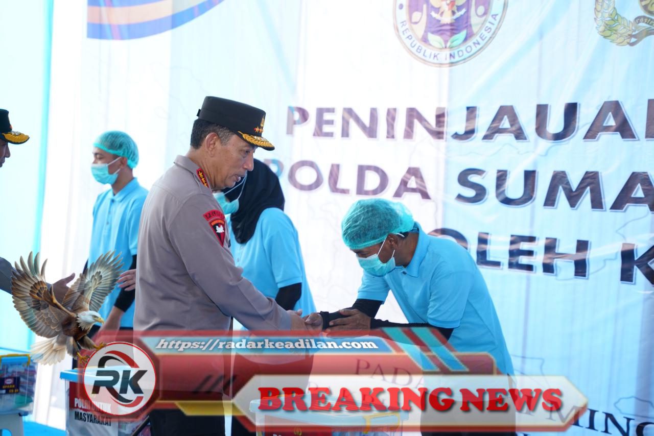 Kapolri Tinjau SPPG Paakri Polda Sumsel, Apresiasi Relawan Dengan Tali Asih