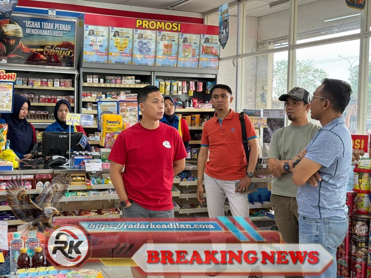 Dua Pelaku Bersenjata Rampok Indomaret Palembang, Bawa Kabur Rp16 Juta dan Melarikan Diri Pakai NMAX