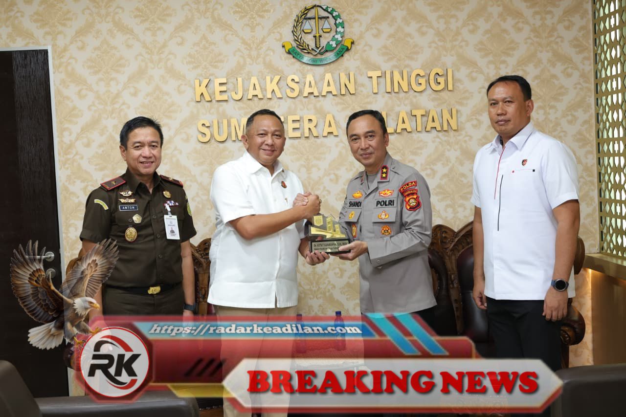 POLRI dan Kejaksaan Sumsel Perkuat Sinergi Sistem Peradilan Pidana Terpadu