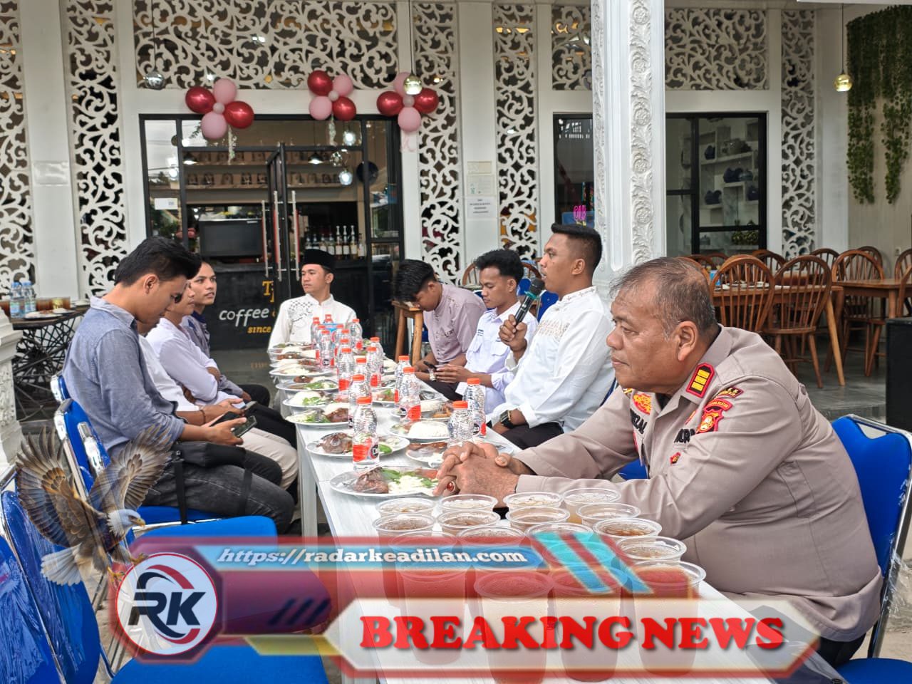 Polres OKI Hadiri Bukber PGK OKI, Ramadhan Jadi Momentum Silaturahmi dan Penyampaian Pesan Kamtibmas