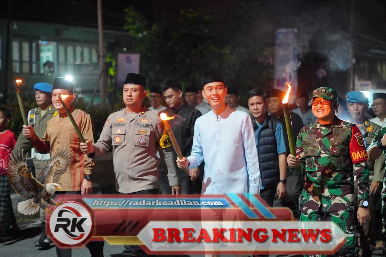 Malam Takbiran Idul Fitri 1447 H Semarakkan Kota Kayuagung, Ribuan Warga Padati Pawai Keliling