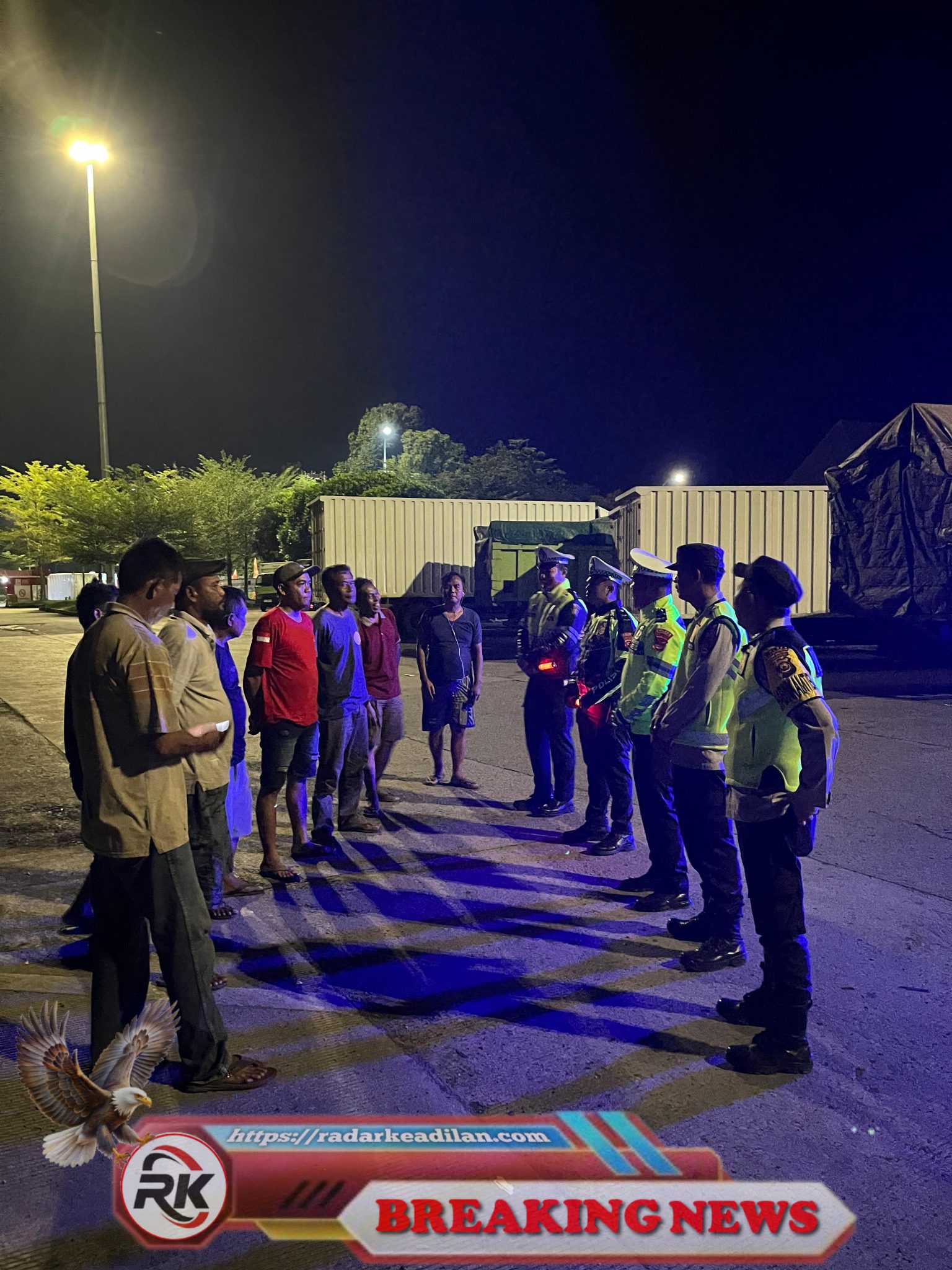 Penyekatan Kendaraan Sumbu Tiga di Tol Kramasan-Mesuji OKI, Polisi Dorong Keselamatan dan Kelancaran Arus Balik