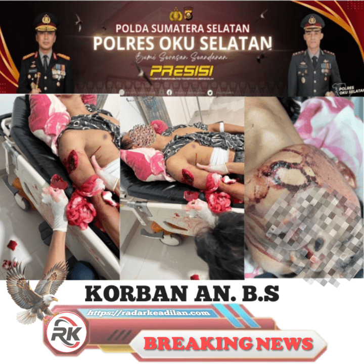 Pemuda Luka Berat Setelah Diserang Bersenjata Tajam Saat Melerai Pengeroyokan di OKU Selatan