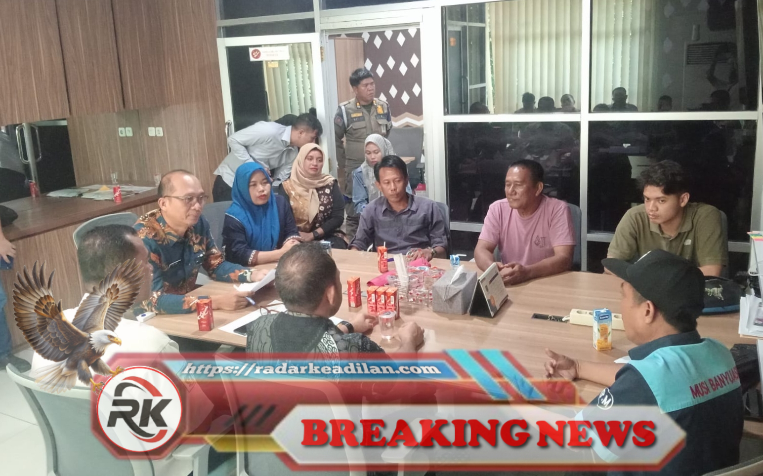 Aksi Damai GPS Di Setda Musi Banyuasin Berakhir Tertib Usai Dapat Klarifikasi Resmi