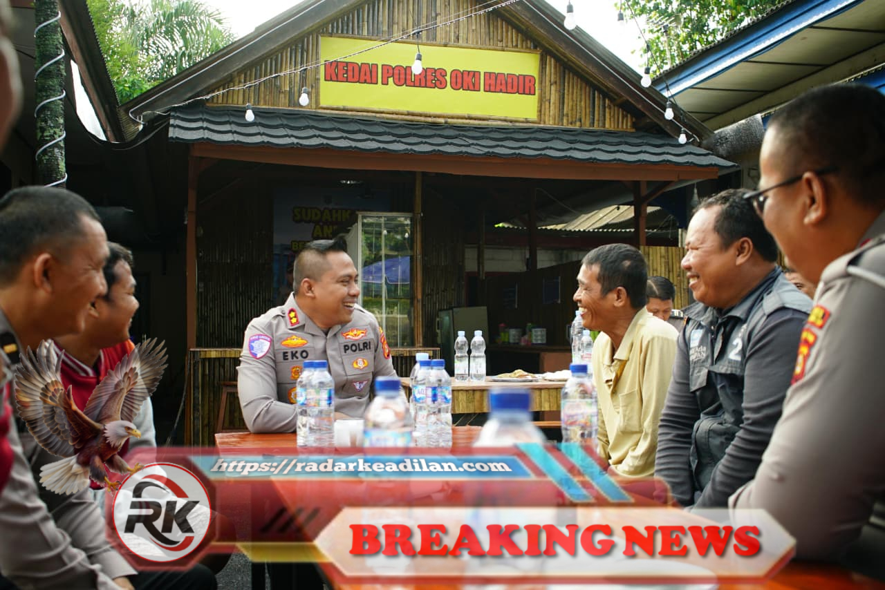 Polres OKI Hadirkan Inovasi Kedai Interaksi dan Fasilitas Gratis Demi Dekatkan Diri Dengan Masyarakat