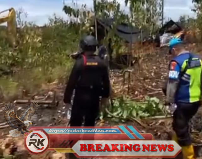 Aparat Gabungan Tertibkan 74 Titik Illegal Drilling Di Bayung Lencir