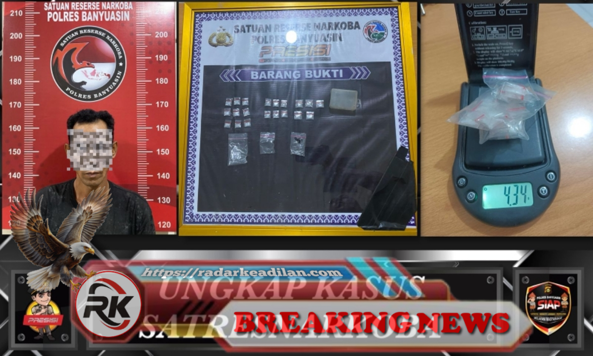 Empat Kasus Dalam Seminggu, Polres Banyuasin Sita 20 Paket Sabu Di Pulau Rimau