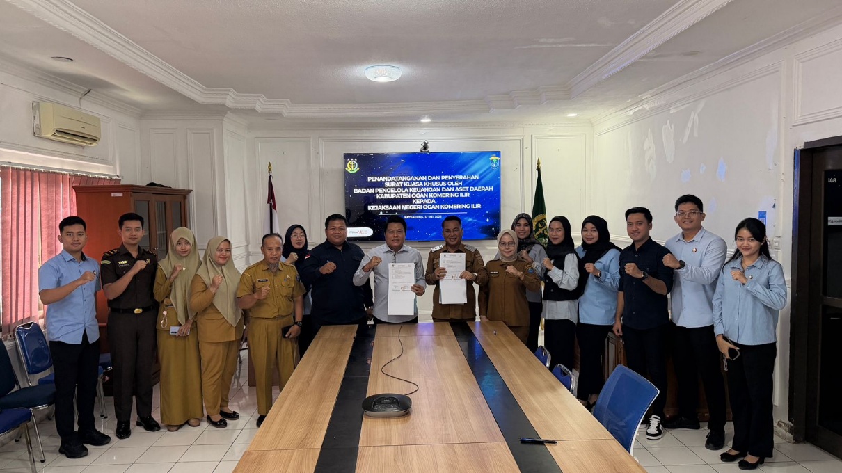Kejaksaan Negeri Ogan Komering Ilir Terima 981 Surat Kuasa Khusus, Amankan Aset Daerah Senilai 11 Miliar Rupiah