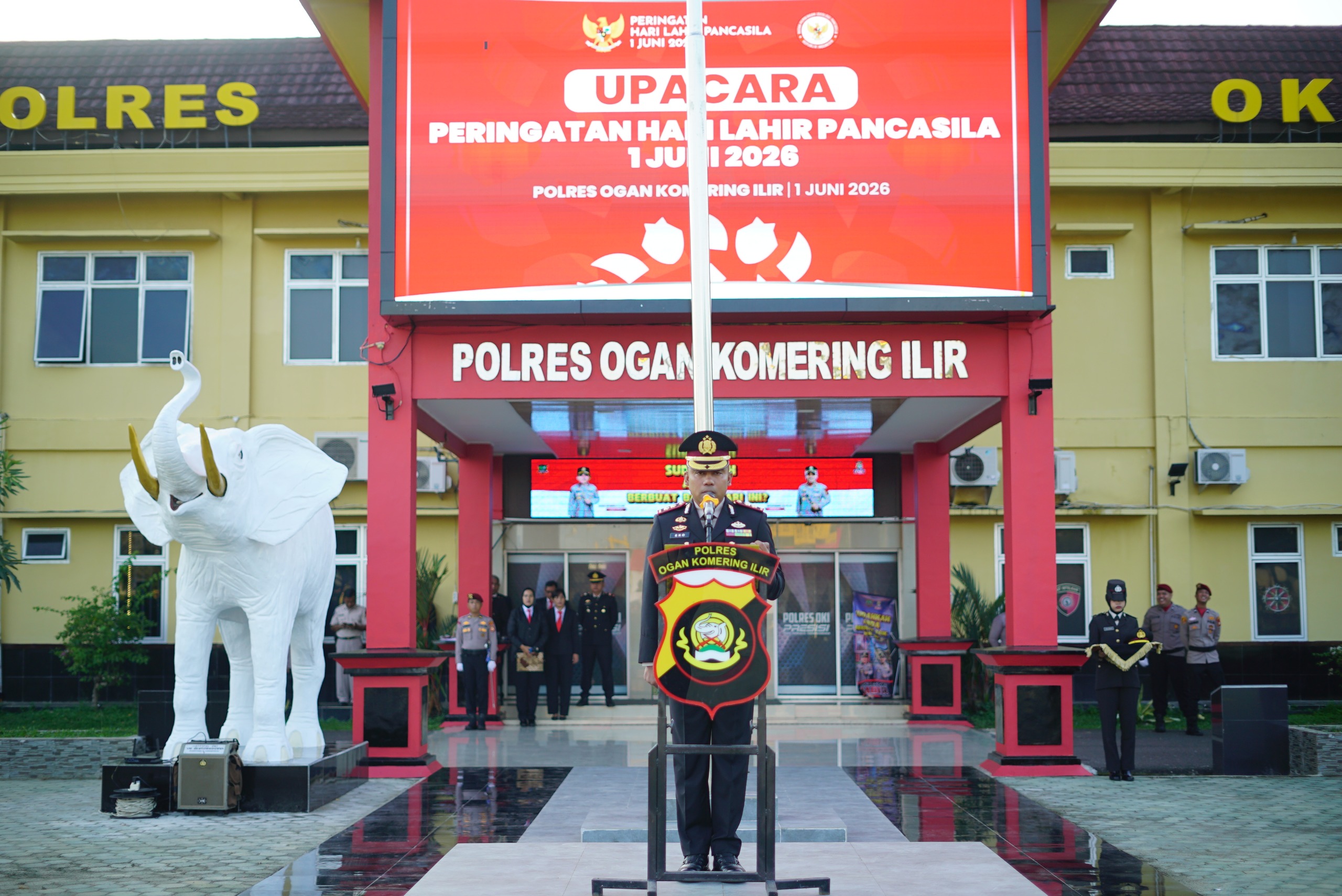 Polres OKI Teguhkan Komitmen Kebangsaan: Pancasila Sebagai Pemersatu Bangsa dan Fondasi Perdamaian Dunia