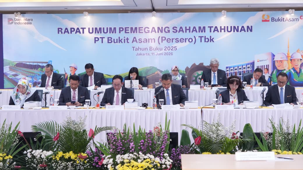 Perkuat Tata Kelola dan Struktur Bisnis, RUPST PT Bukit Asam Tetapkan Arah Pertumbuhan Berkelanjutan Hingga 2030