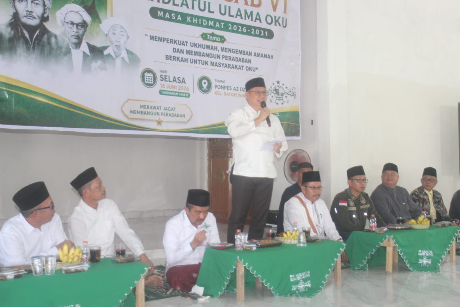 Konfercab VI PCNU OKU: Momentum Penguatan Organisasi, Lahirkan Kepemimpinan Visioner dan Sinergi Pembangunan Daerah