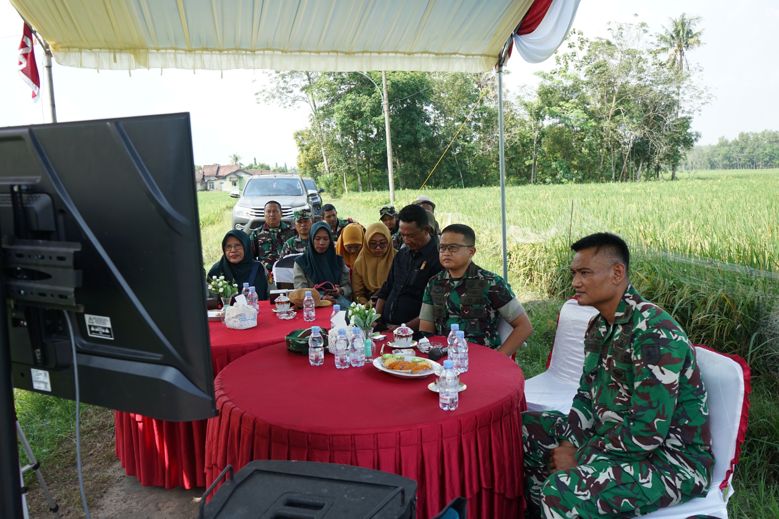 Kodim 0402/OKI Gelar Video Conference Serentak, Siapkan Panen Raya Perdana untuk Perkuat Ketahanan Pangan Nasional