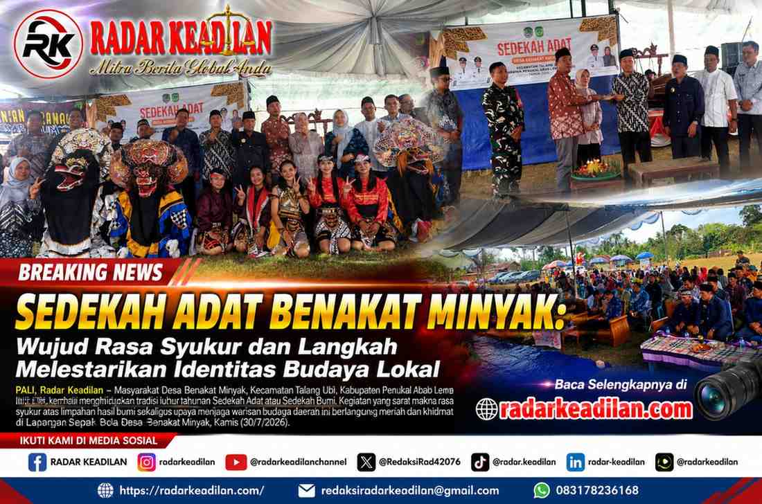 Sedekah Adat Benakat Minyak: Wujud Rasa Syukur dan Langkah Melestarikan Identitas Budaya Lokal