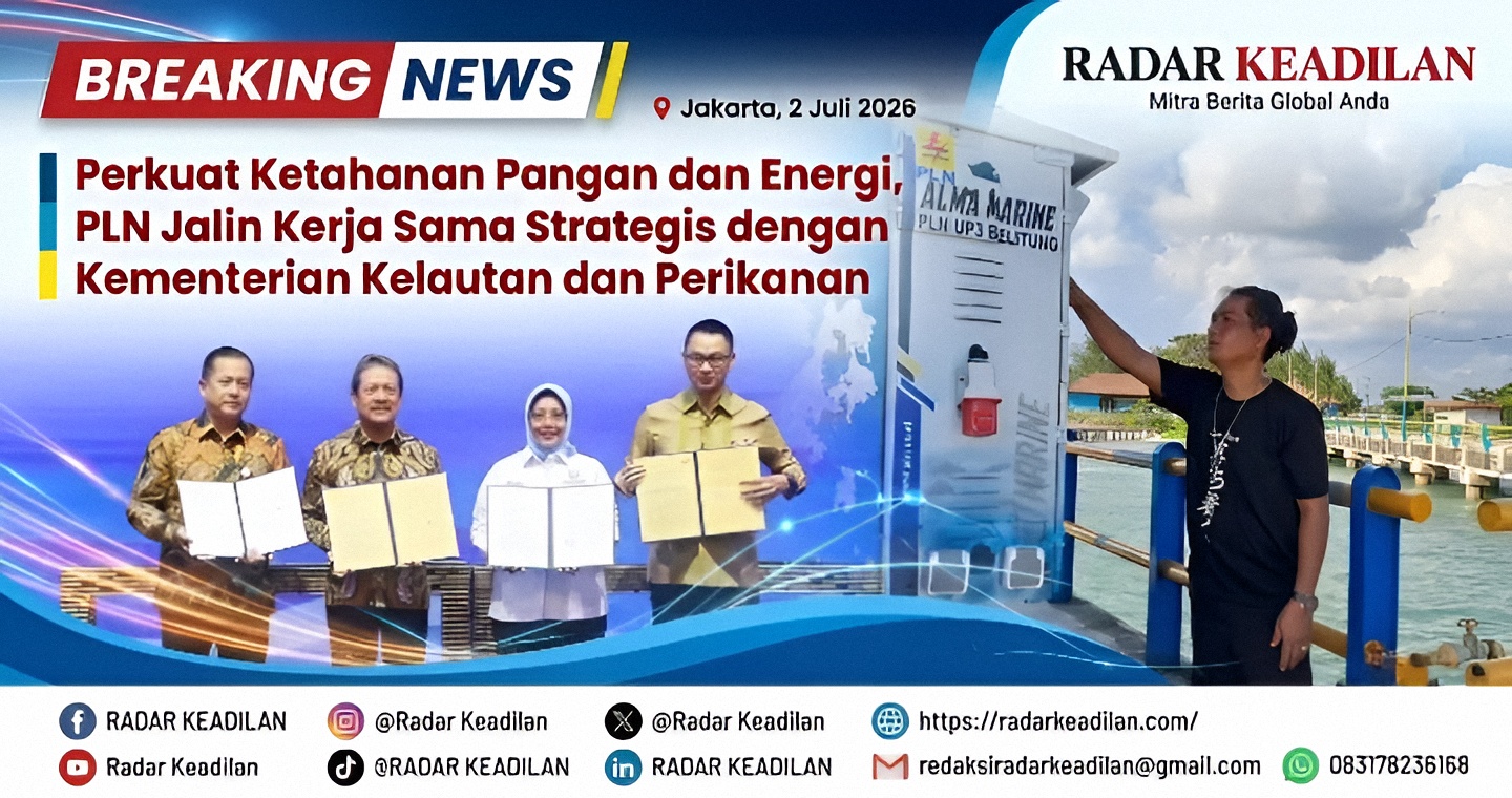 Perkuat Ketahanan Pangan dan Energi, PLN Jalin Kerja Sama Strategis dengan Kementerian Kelautan dan Perikanan
