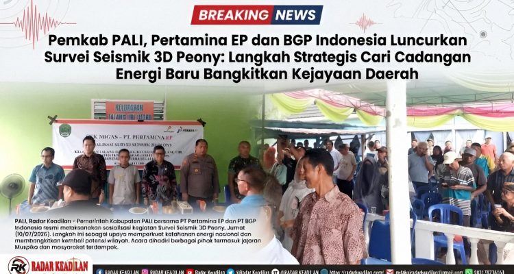 Pemkab PALI, Pertamina EP dan BGP Indonesia Luncurkan Survei Seismik 3D Peony: Langkah Strategis Cari Cadangan Energi Baru Bangkitkan Kejayaan Daerah