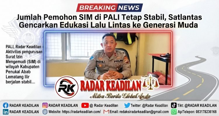 Jumlah Pemohon SIM di PALI Tetap Stabil, Satlantas Gencarkan Edukasi Lalu Lintas ke Generasi Muda