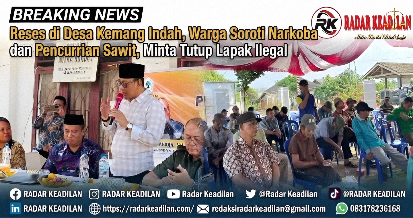 Reses di Desa Kemang Indah, Warga Soroti Narkoba dan Pencurian Sawit, Minta Tutup Lapak Ilegal