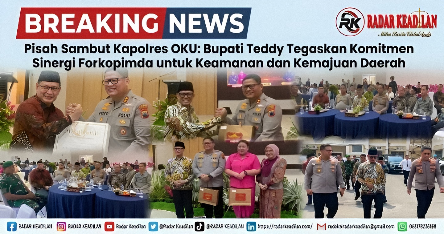 Pisah Sambut Kapolres OKU: Bupati Teddy Tegaskan Komitmen Sinergi Forkopimda untuk Keamanan dan Kemajuan Daerah