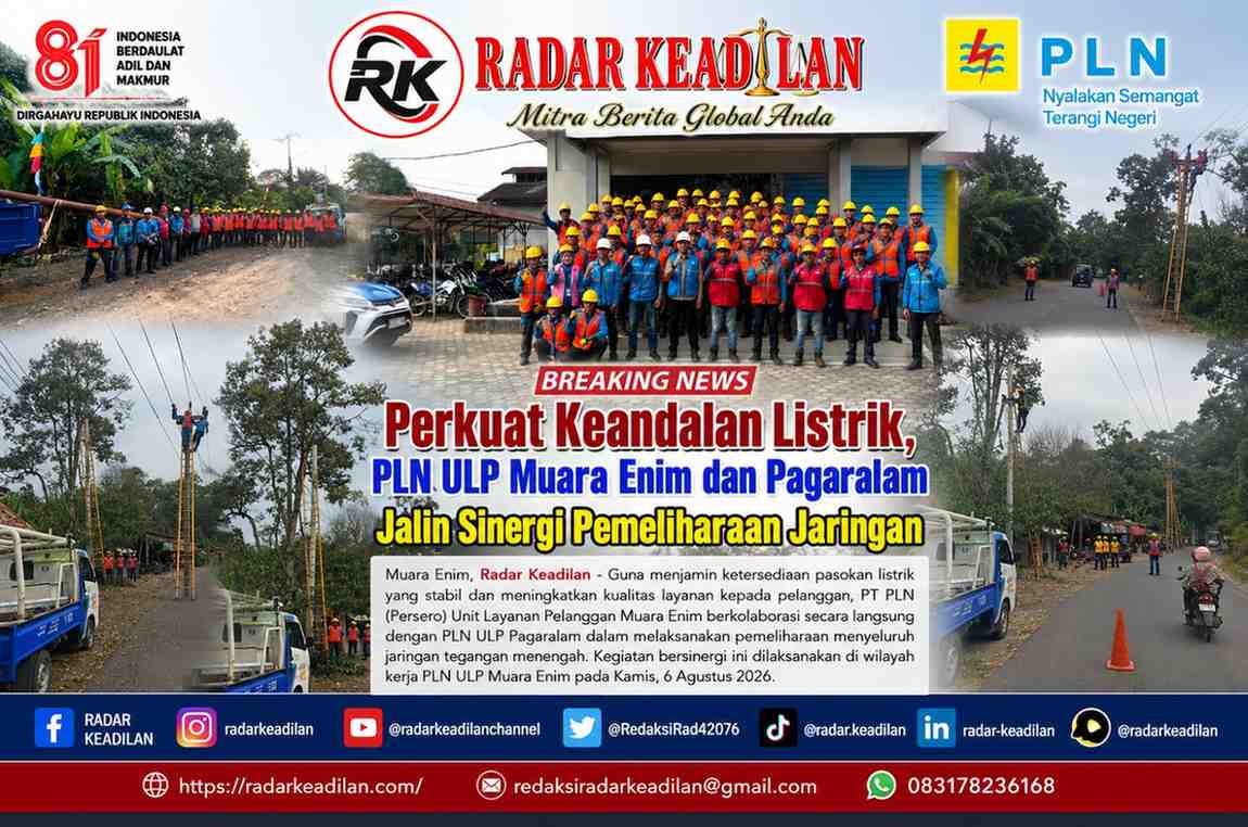 Perkuat Keandalan Listrik, PLN ULP Muara Enim dan Pagaralam Jalin Sinergi Pemeliharaan Jaringan