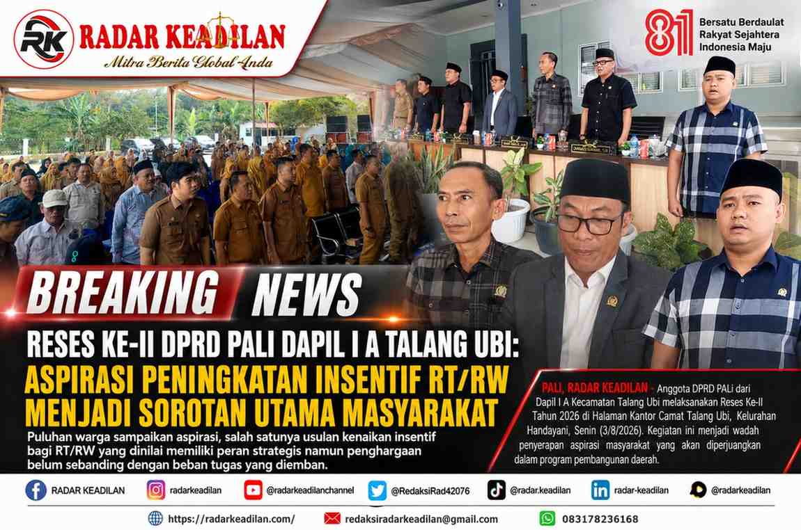 Reses Ke-II DPRD PALI Dapil I A Talang Ubi: Aspirasi Peningkatan Insentif RT/RW Menjadi Sorotan Utama Masyarakat