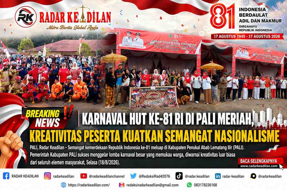 Karnaval HUT Ke-81 RI di PALI Meriah, Kreativitas Peserta Kuatkan Semangat Nasionalisme