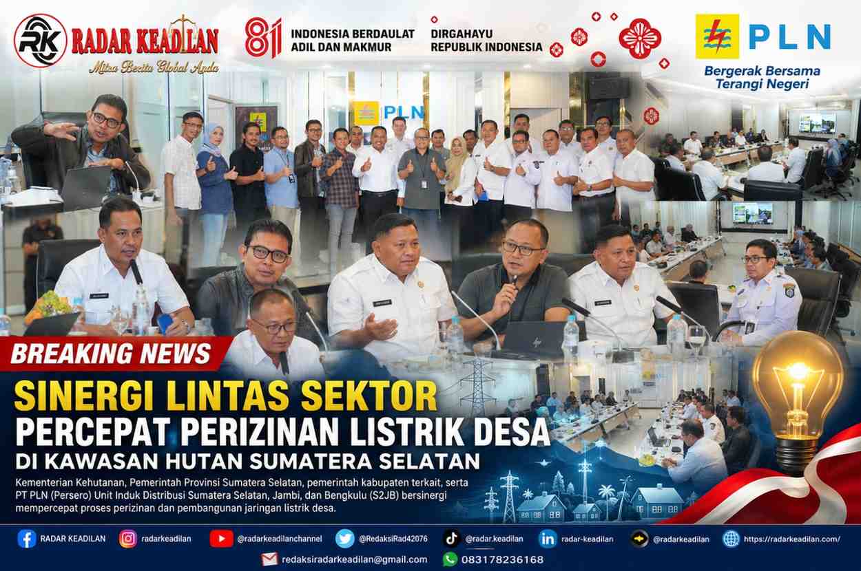 Sinergi Lintas Sektor Percepat Perizinan Listrik Desa di Kawasan Hutan Sumatera Selatan