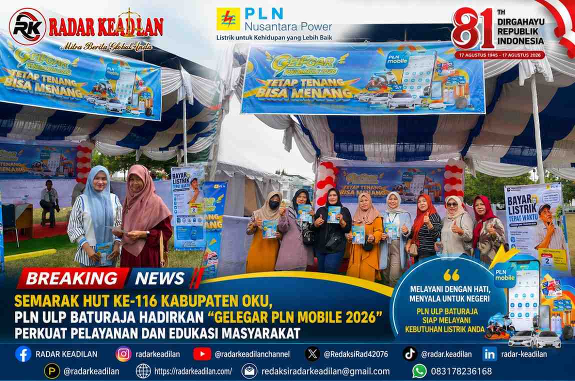 Semarak HUT ke-116 Kabupaten OKU, PLN ULP Baturaja Hadirkan "Gelegar PLN Mobile 2026" Perkuat Pelayanan dan Edukasi Masyarakat