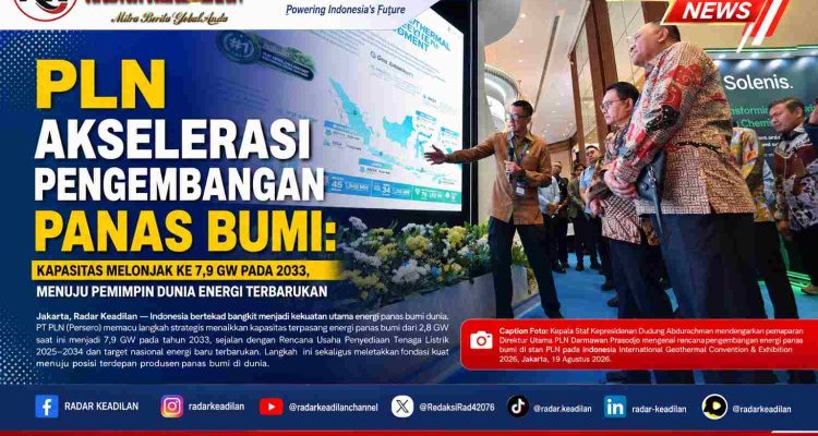 PLN Akselerasi Pengembangan Panas Bumi: Kapasitas Melonjak ke 7,9 GW pada 2033, Menuju Pemimpin Dunia Energi Terbarukan