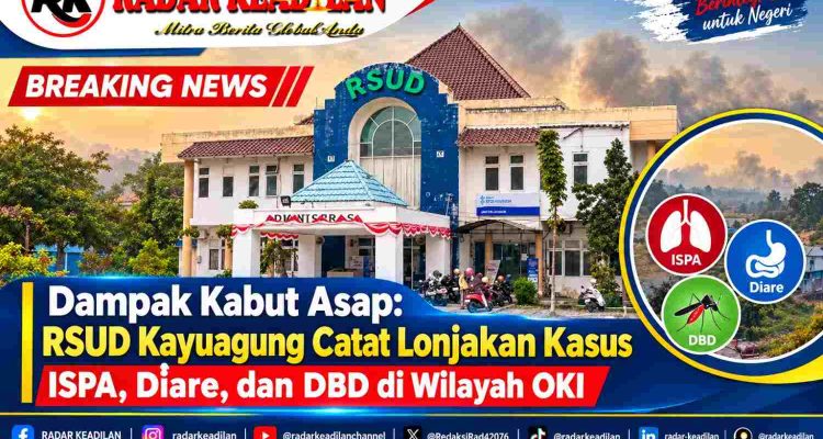 Dampak Kabut Asap RSUD Kayuagung Catat Lonjakan Kasus ISPA, Diare, dan DBD di Wilayah OKI