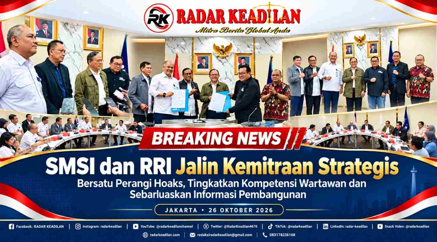 SMSI dan RRI Jalin Kemitraan Strategis Bersatu Perangi Hoaks, Tingkatkan Kompetensi Wartawan dan Sebarluaskan Informasi Pembangunan
